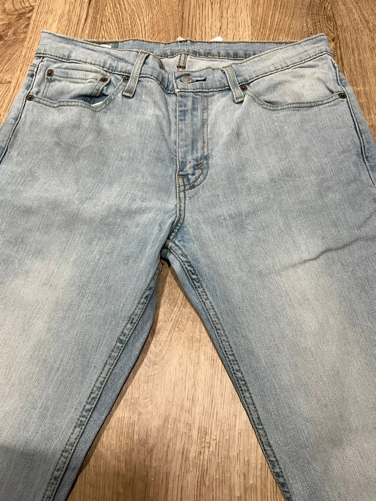Jean Levi’s Homme Slim W32 L30 Vintage 99% Coton Bleu Clair  Lvh 213 – photo 4